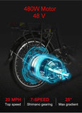 E-Faltrad LIZZIE Speed V56 20 x 3.0  bis 120 km Reichweite 1008 Wh schwarz